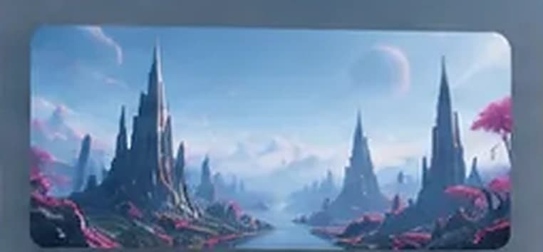 A generated fantasy-world preview.